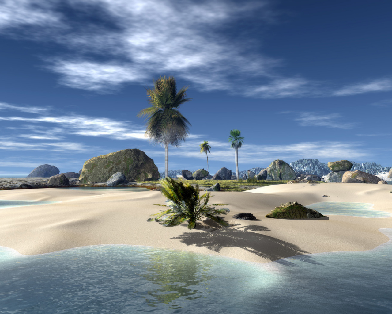 Песчаный островок