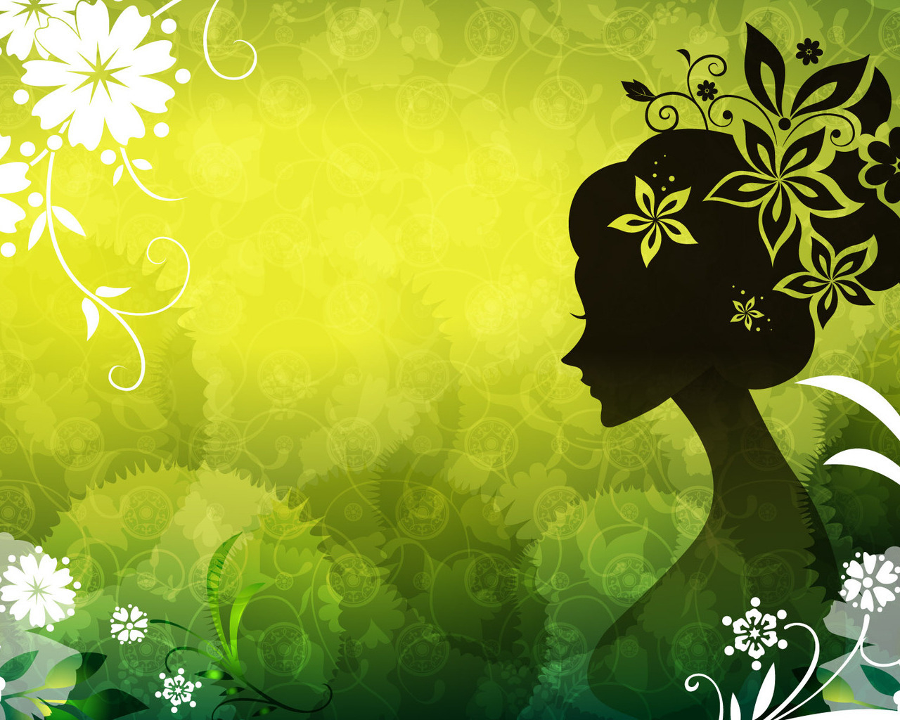 Женщина из цветов