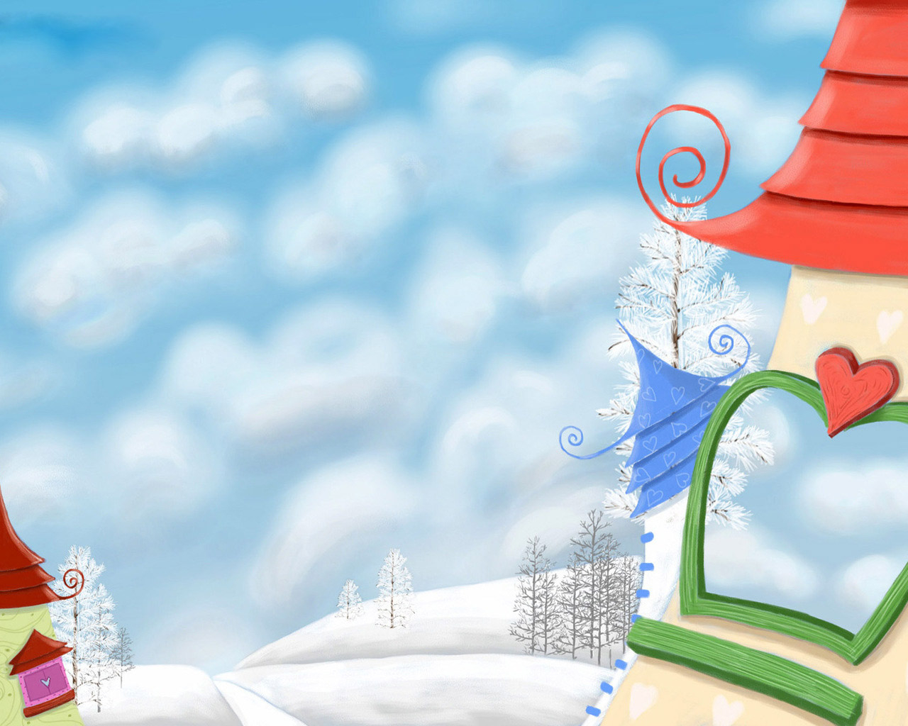 А за окном зима