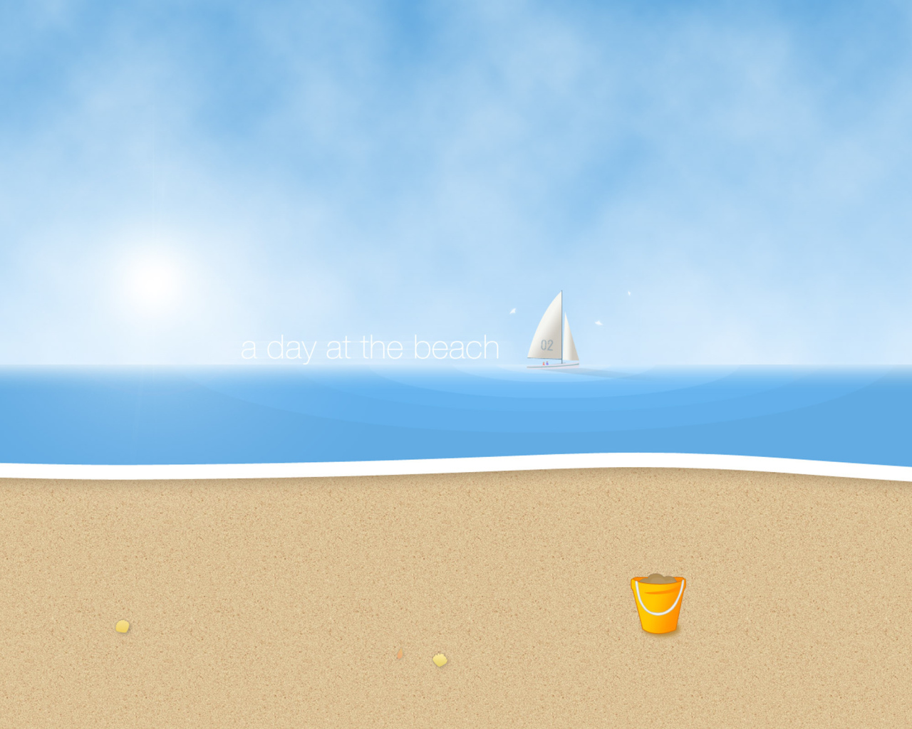 День на пляже