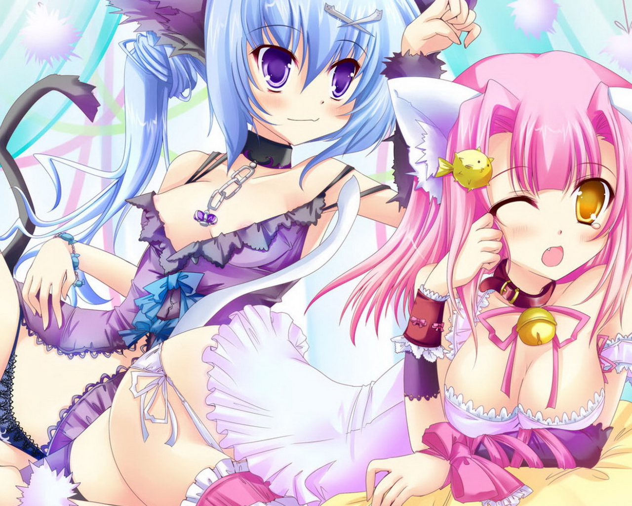 Парочка кошечек