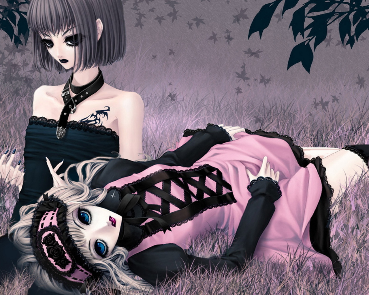 Подружки на траве