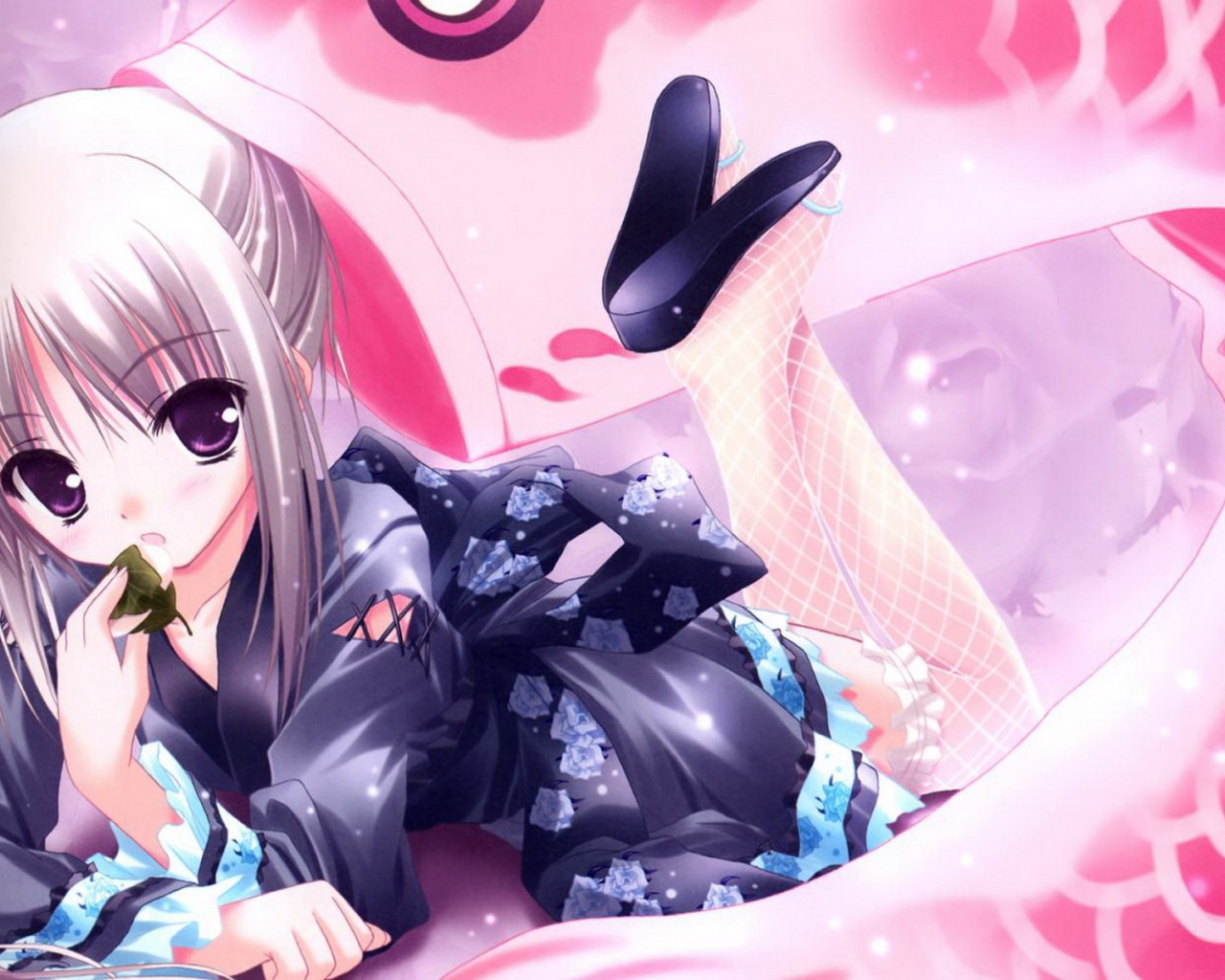 Девочка в кимоно