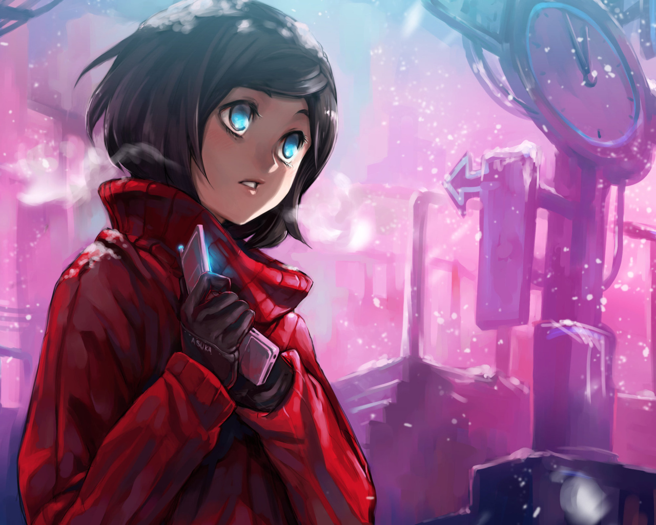 Девочка на улице