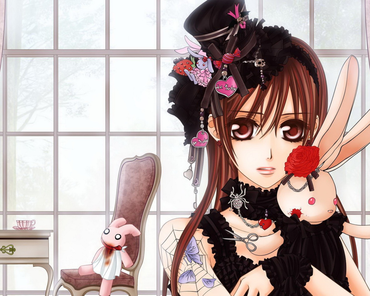 Девочка с игрушками