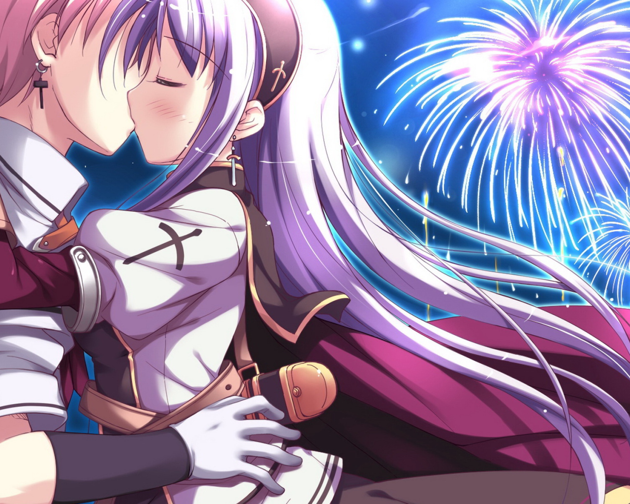 Страстный поцелуй