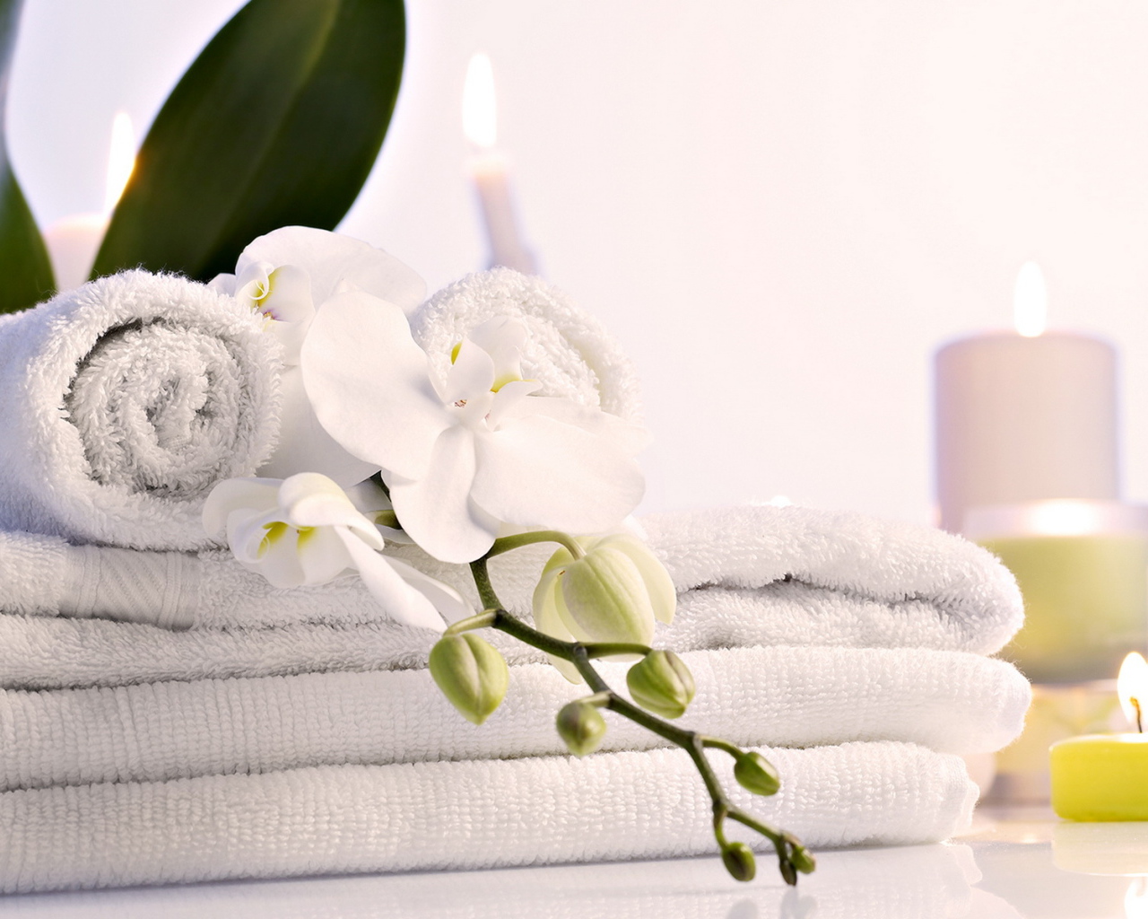Чистые полотенца
