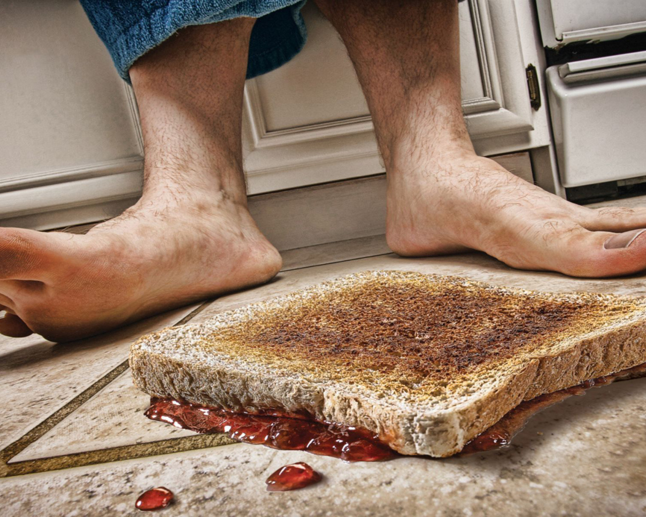 Упавший бутерброд