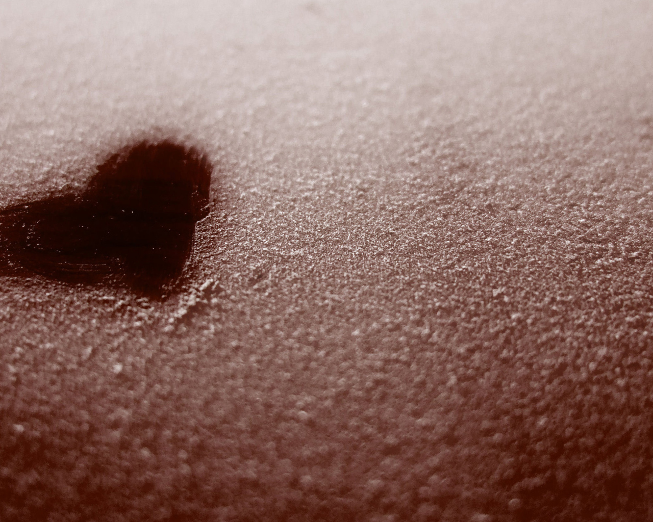 След на песке