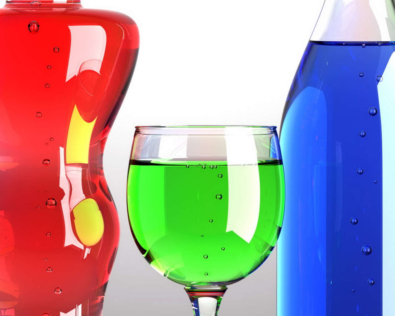 Разноцветные жидкости