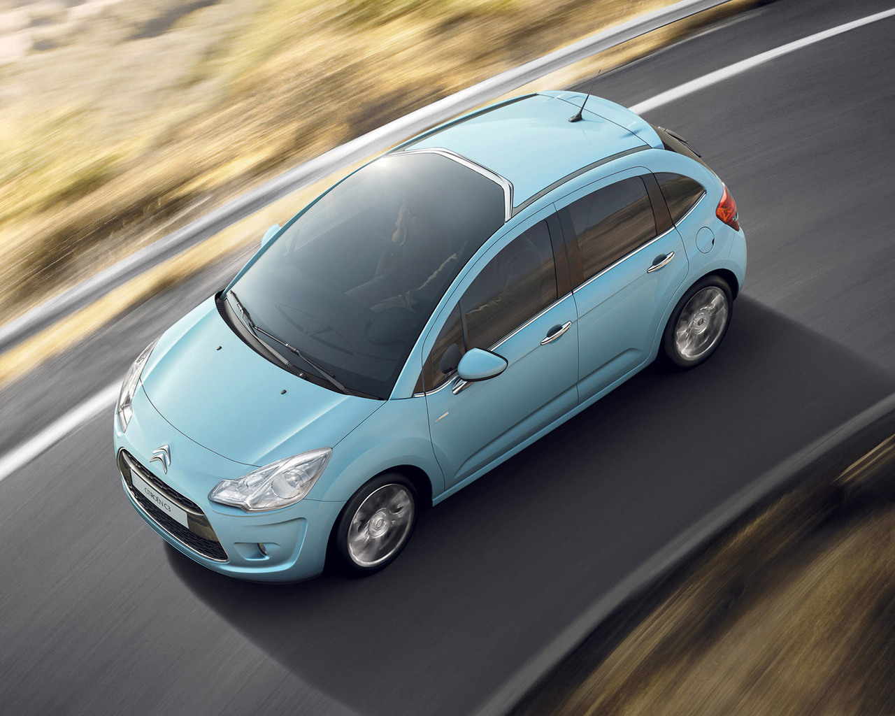 Ситроен С3 вид сверху