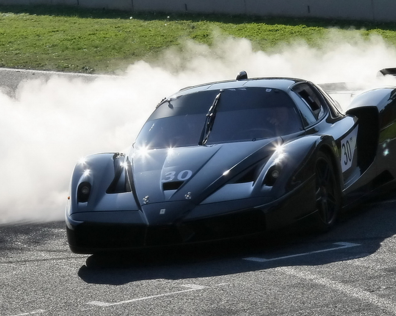 Феррари FXX на гонке