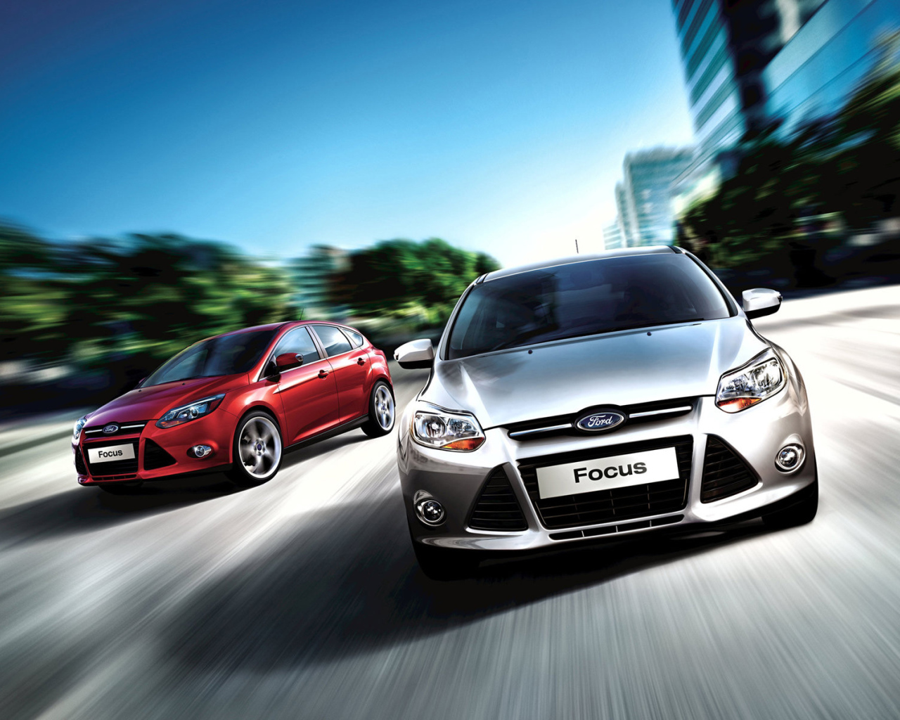 Ford Focus 2011 на перегонки