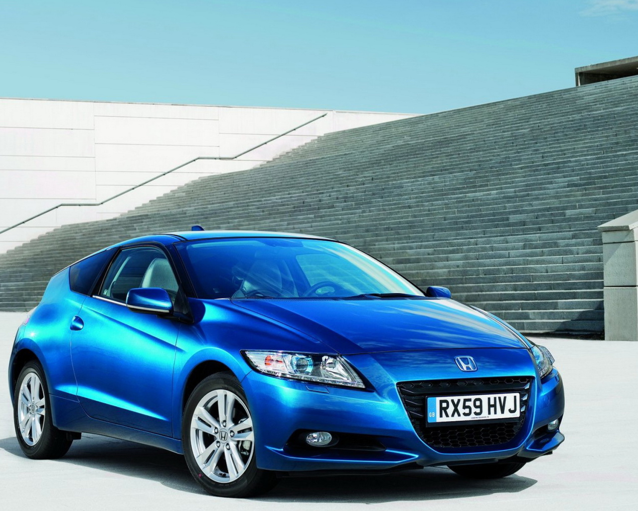 Хонда СR-Z в синем кузове