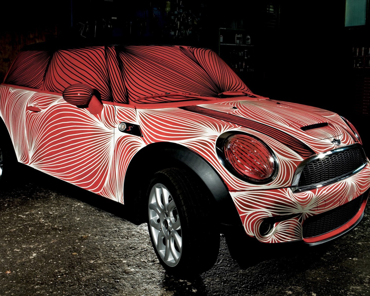 Аэрография Mini Cooper