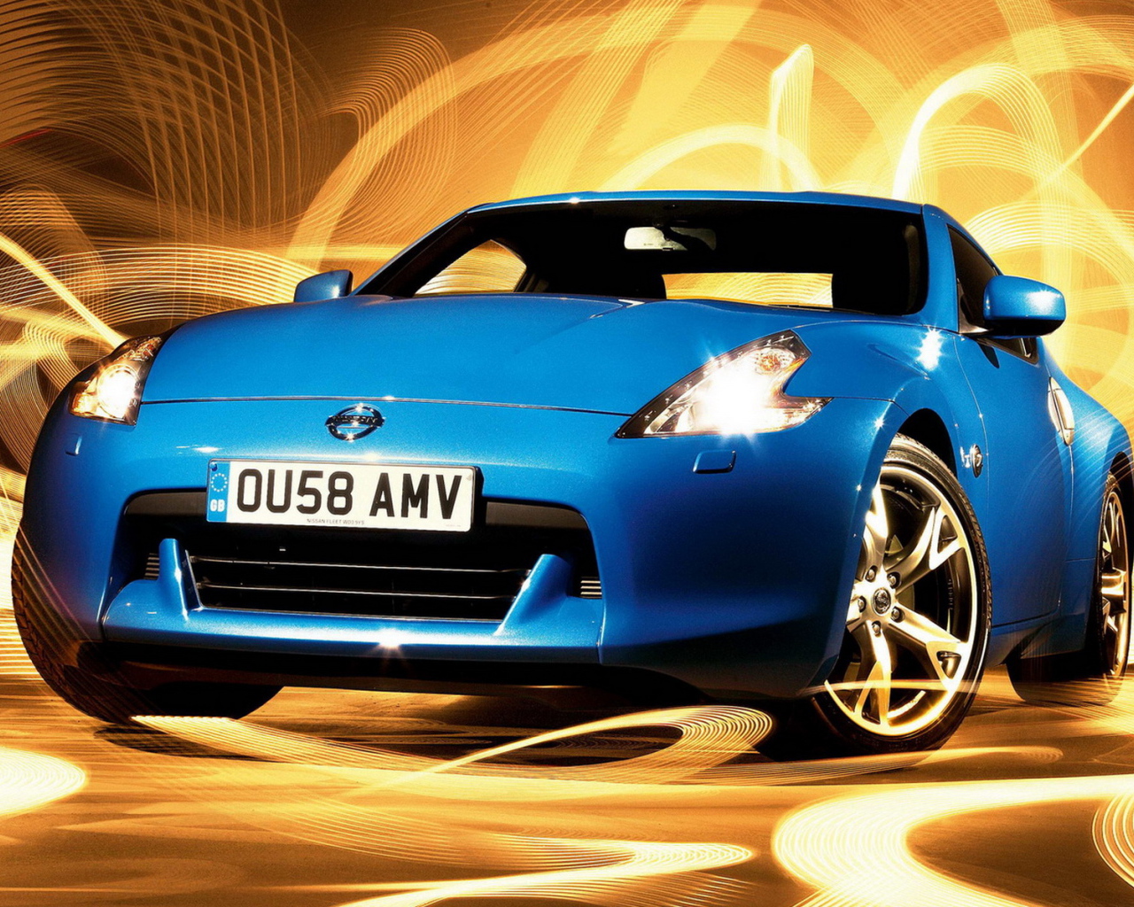 Голубая мечта Ниссан 370z