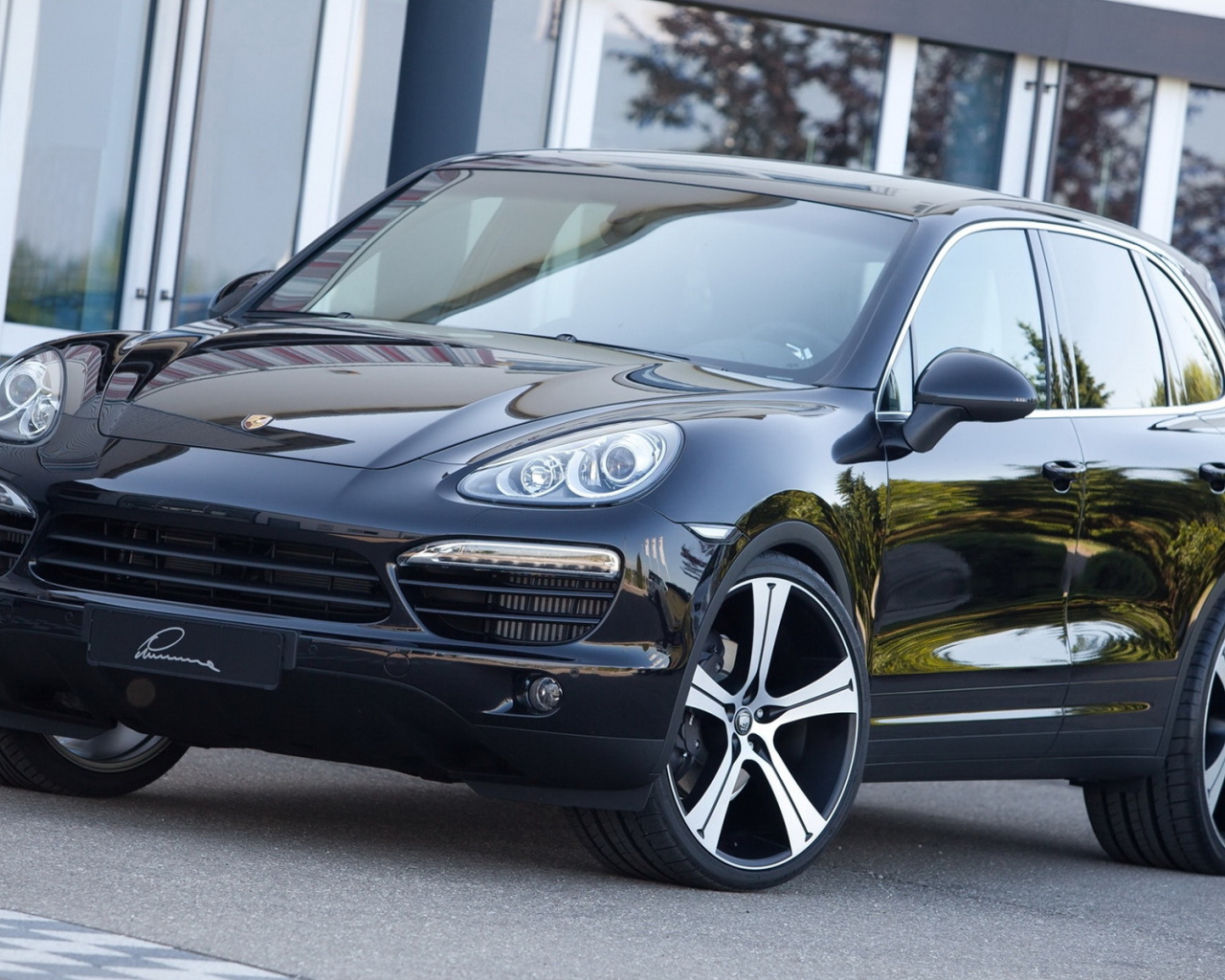 Тюнингованный Порше Кайен