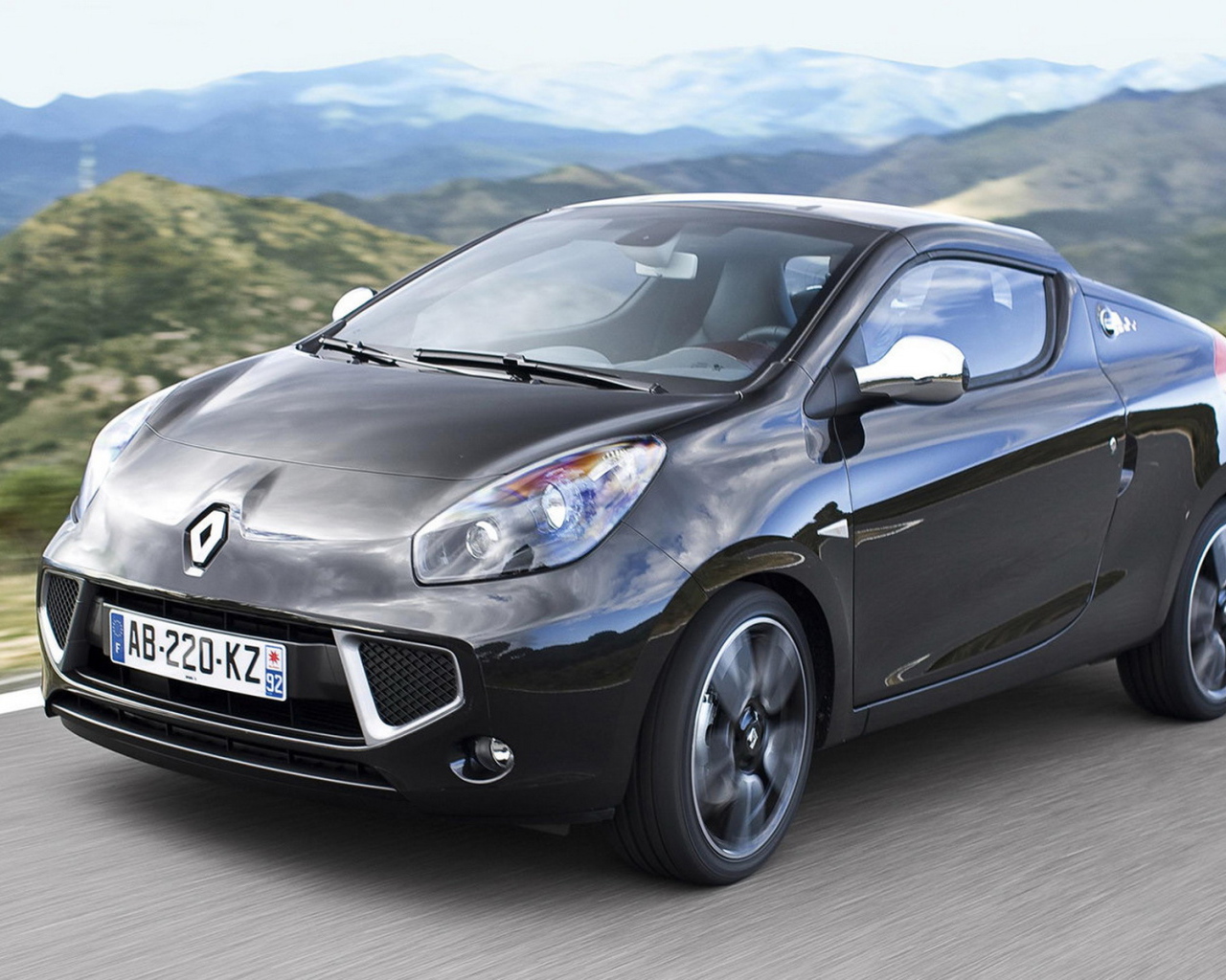 Renault Wind в горах