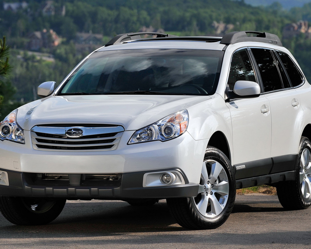 Мощный Субару Оутбек