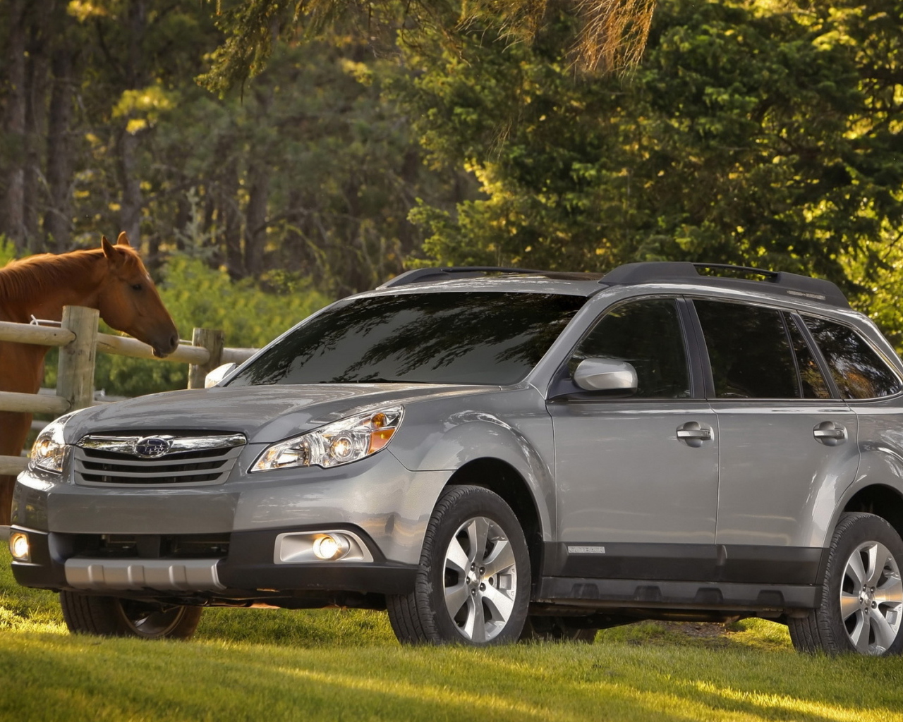 Субару Оутбек слияние с природой