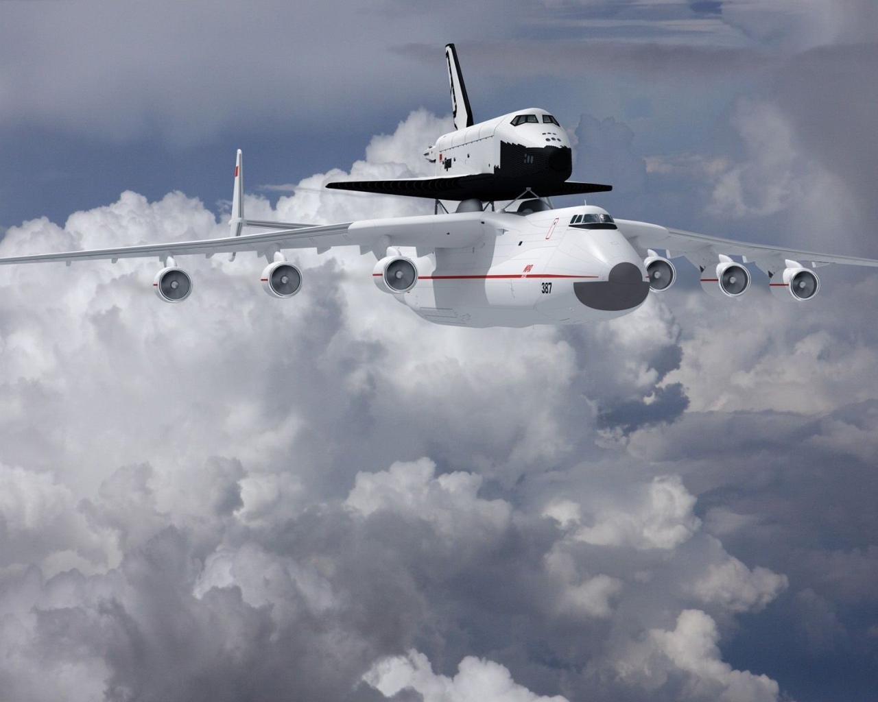 Ан-225 и буран