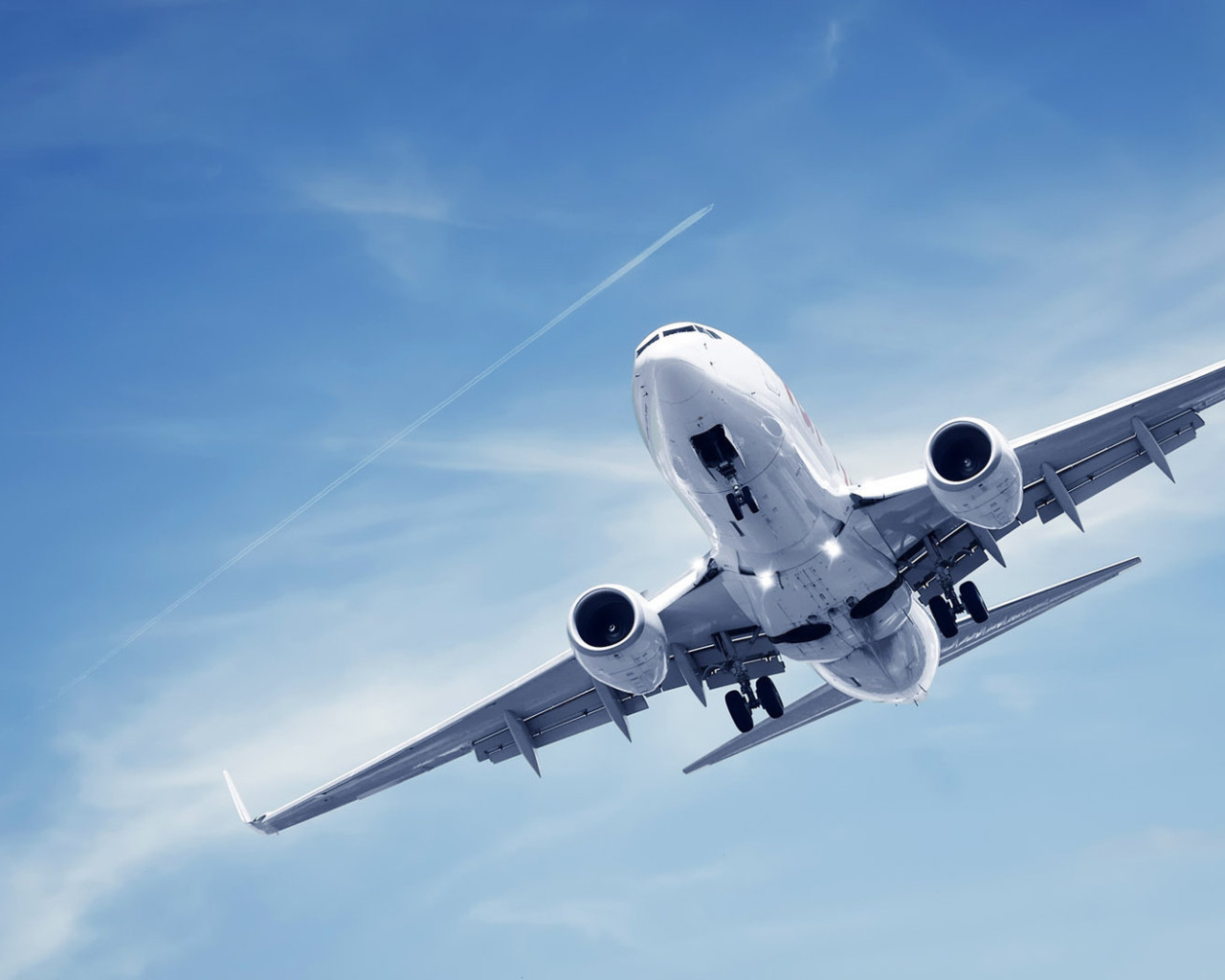 Боинг на посадке