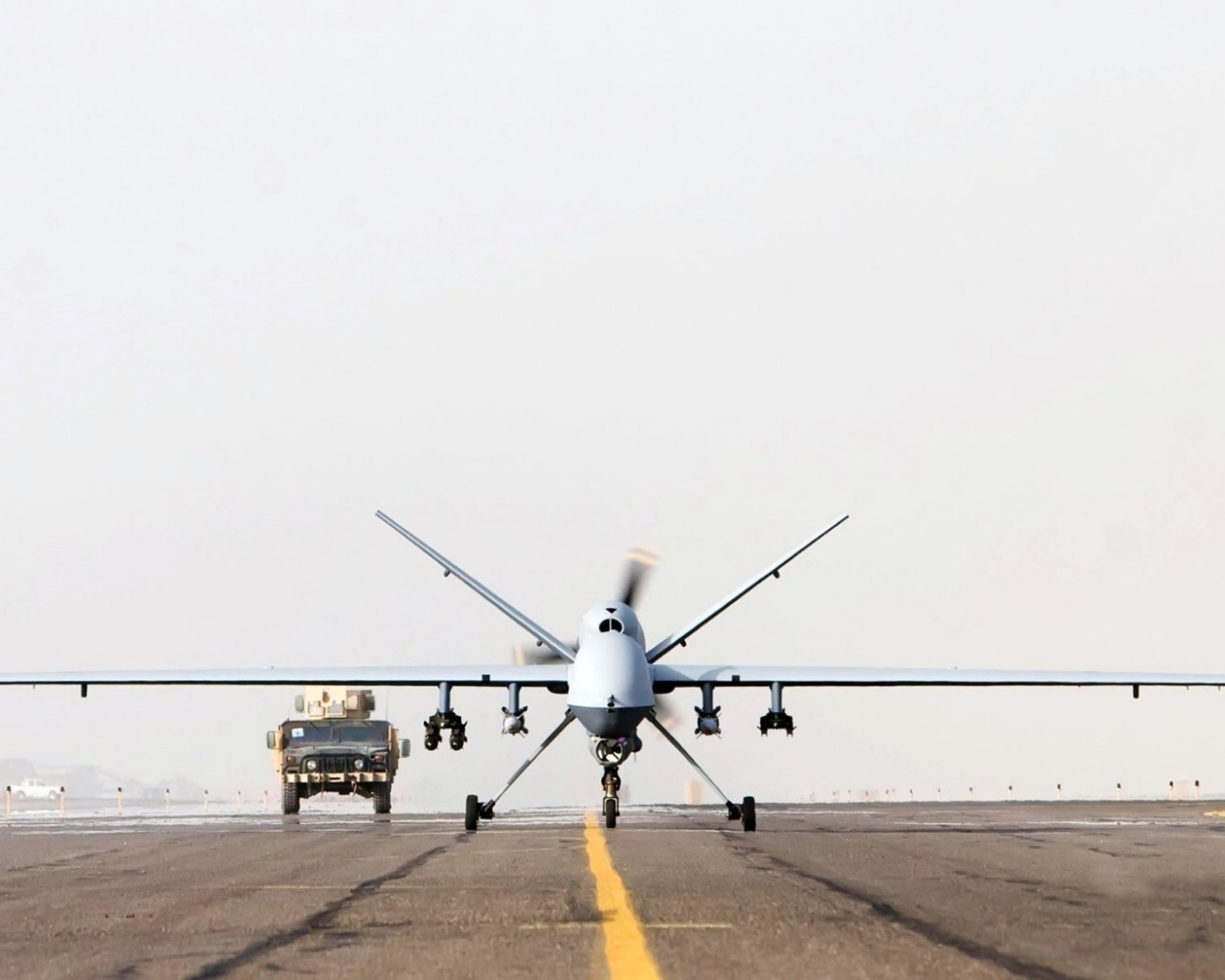 Взлет беспилотника