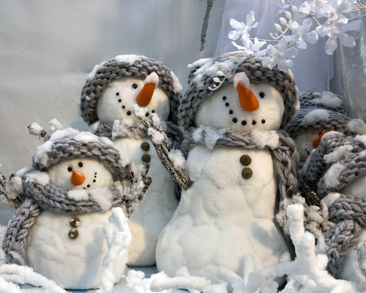 Снеговики на Рождество
