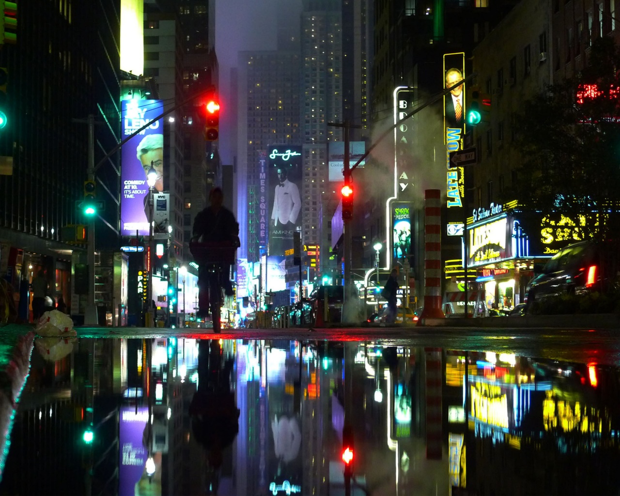 Огни ночного города