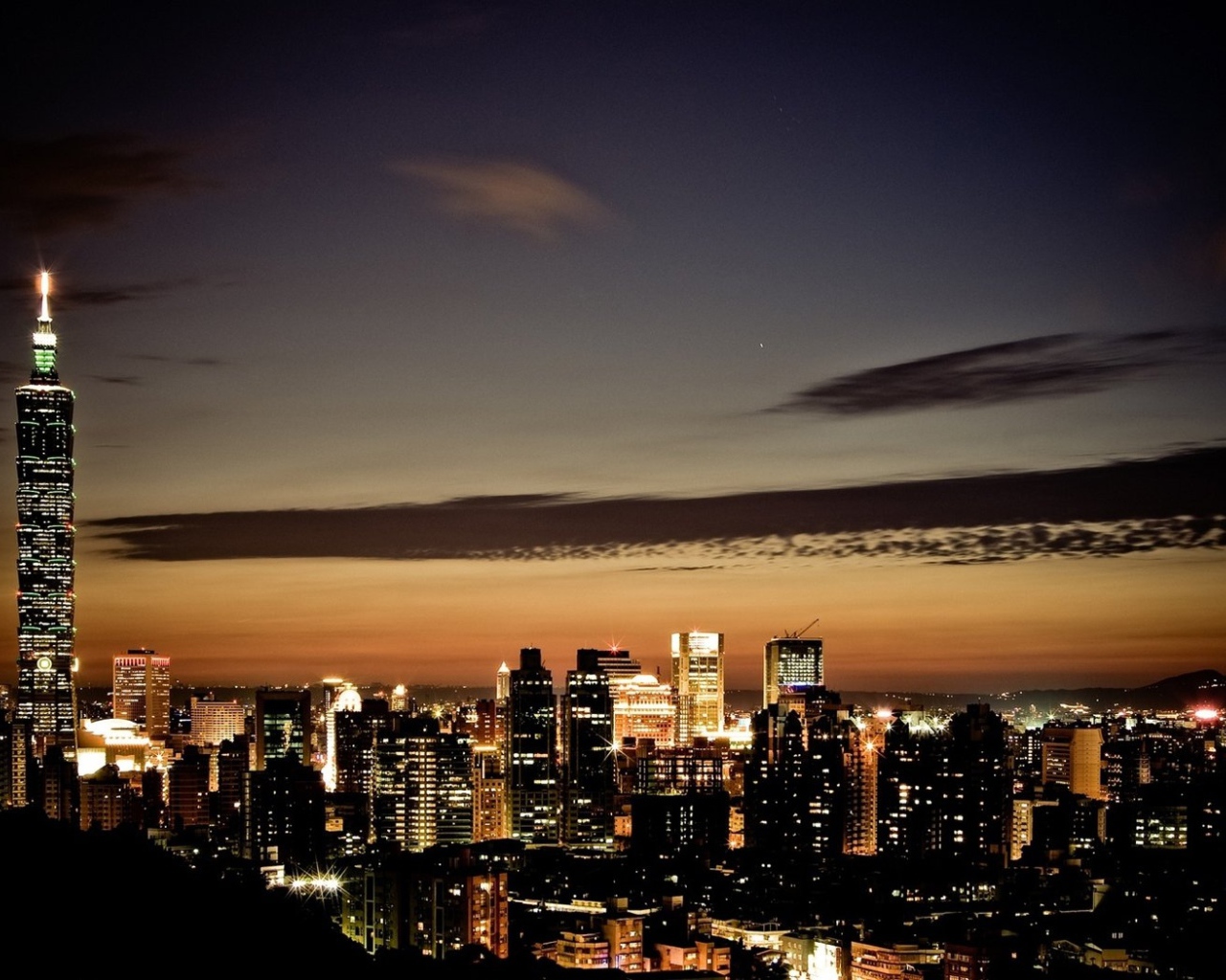 Тайбей, небоскребы