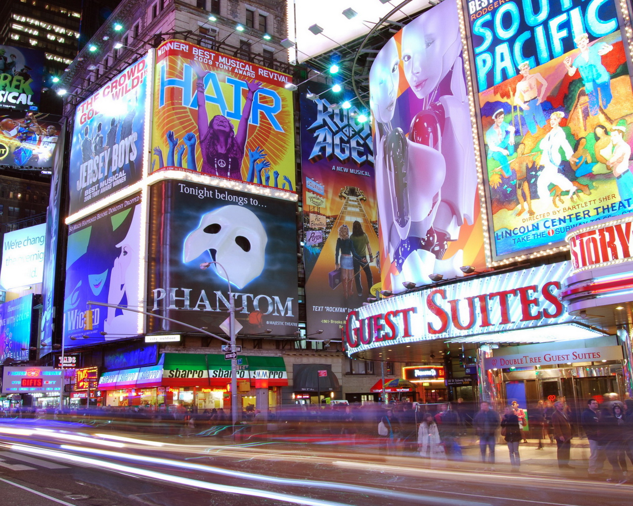 Tаймс Cквер. Hью-йорк