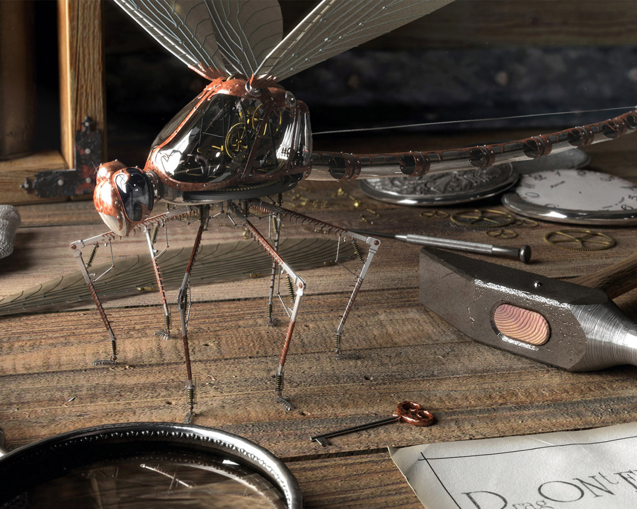 Механическая стрекоза