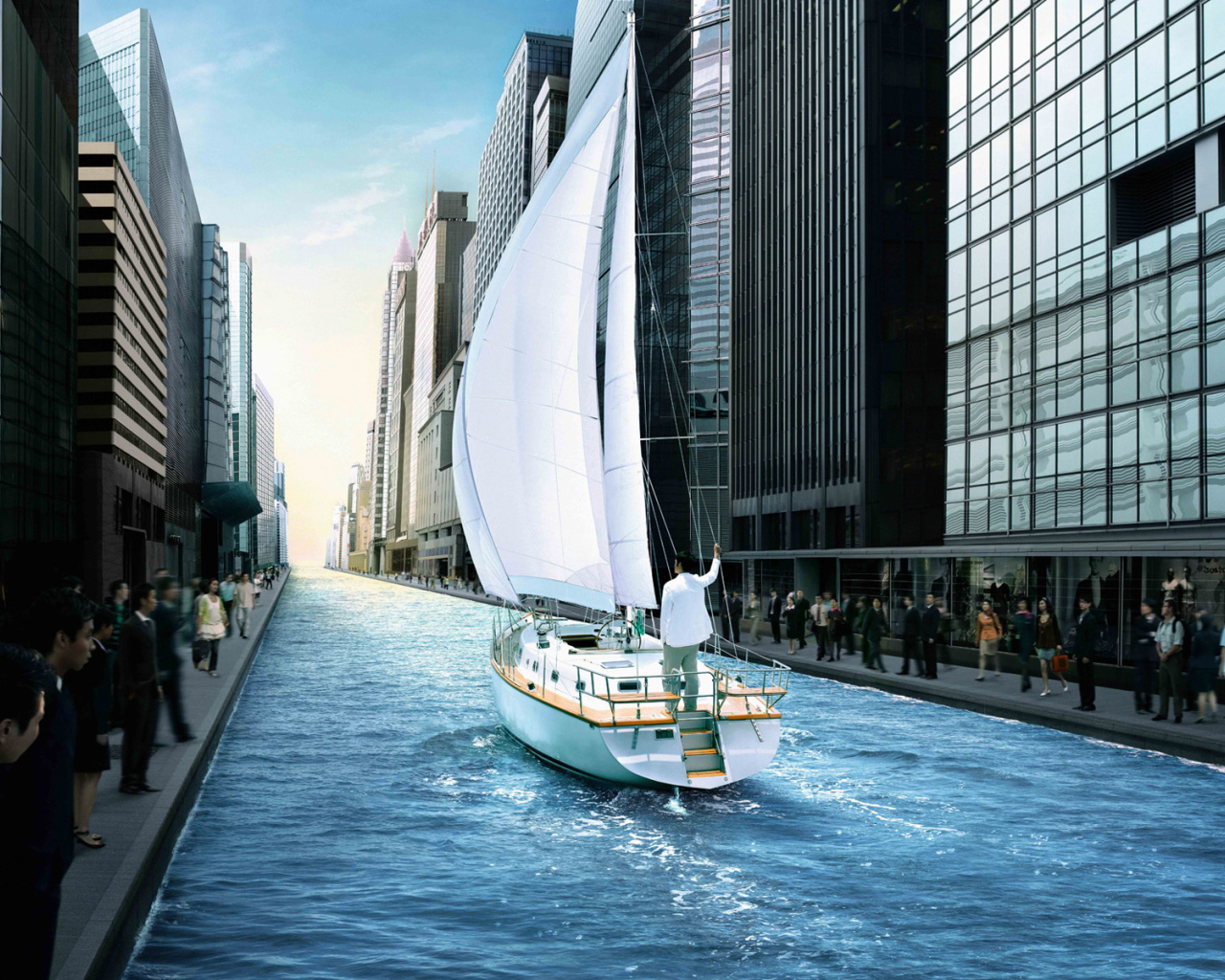 Двигаясь по ветру