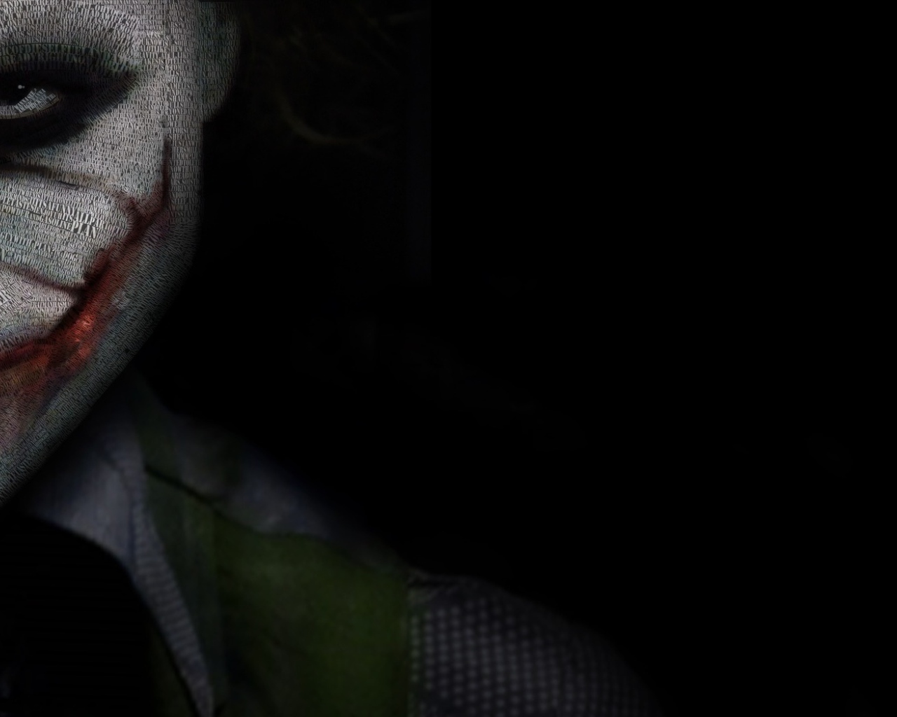 Изображая улыбку Джокер