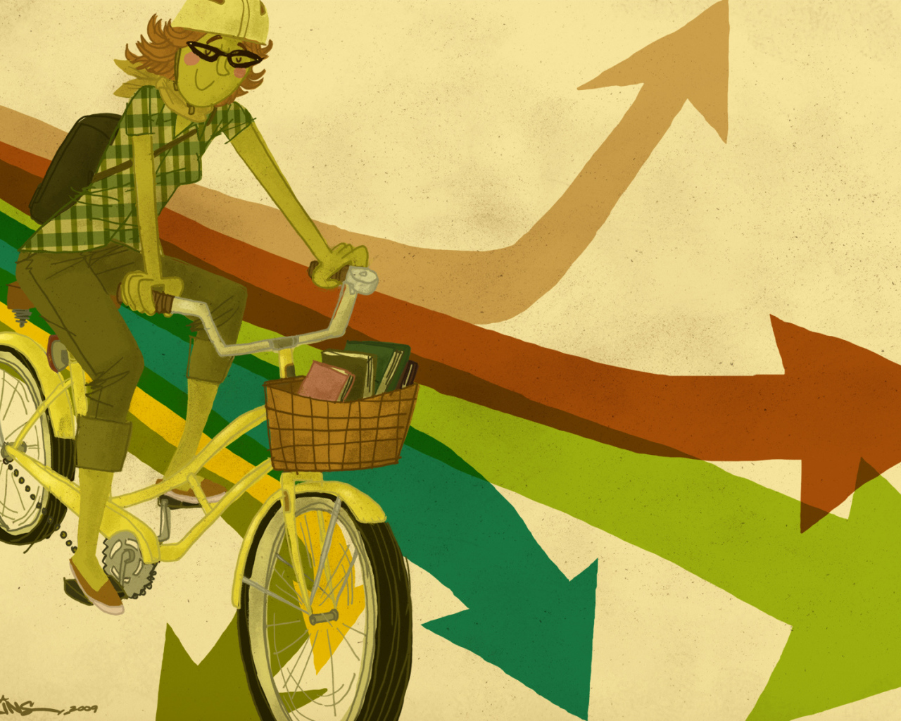 Поездка на велосипеде