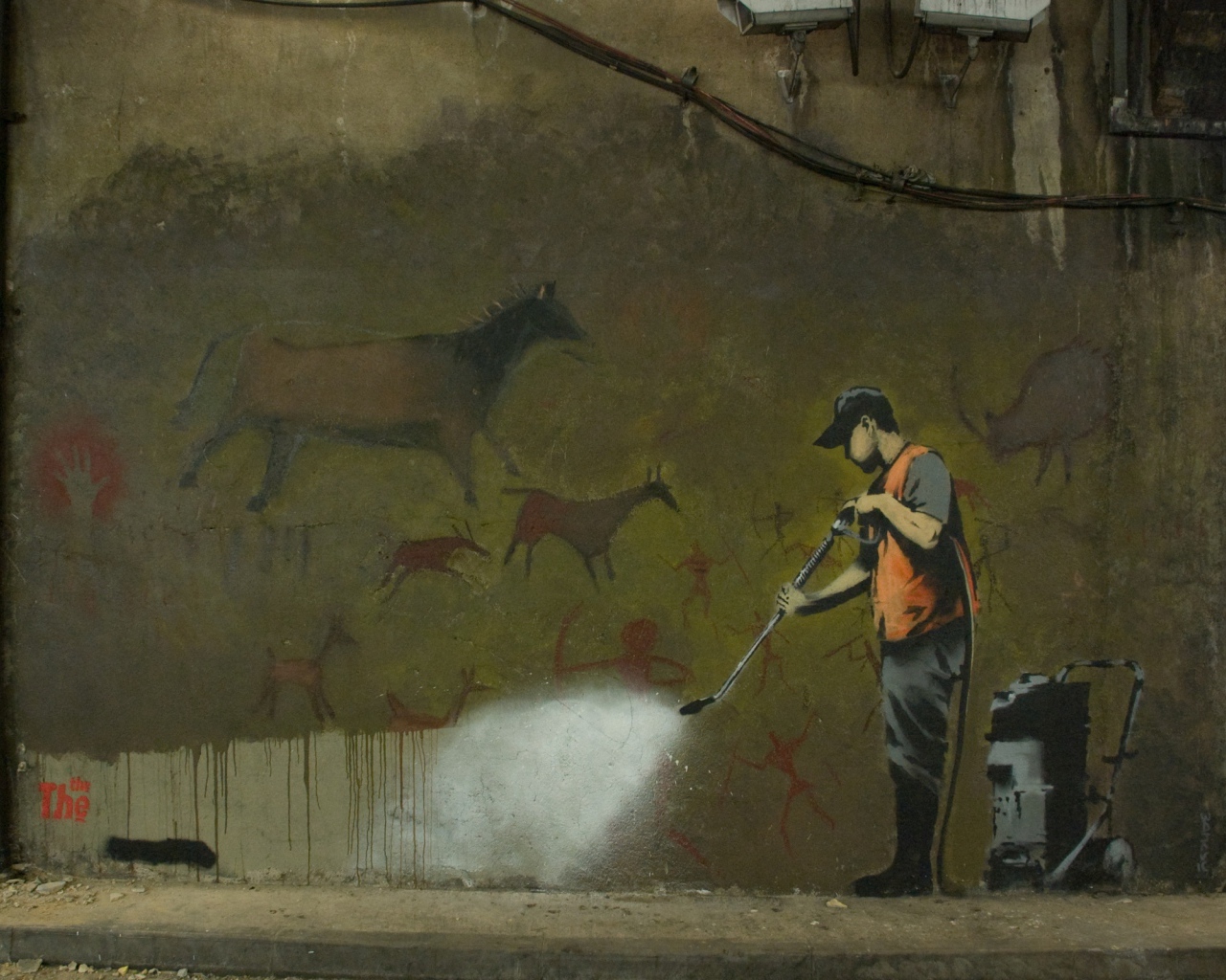 стрит арт Banksy