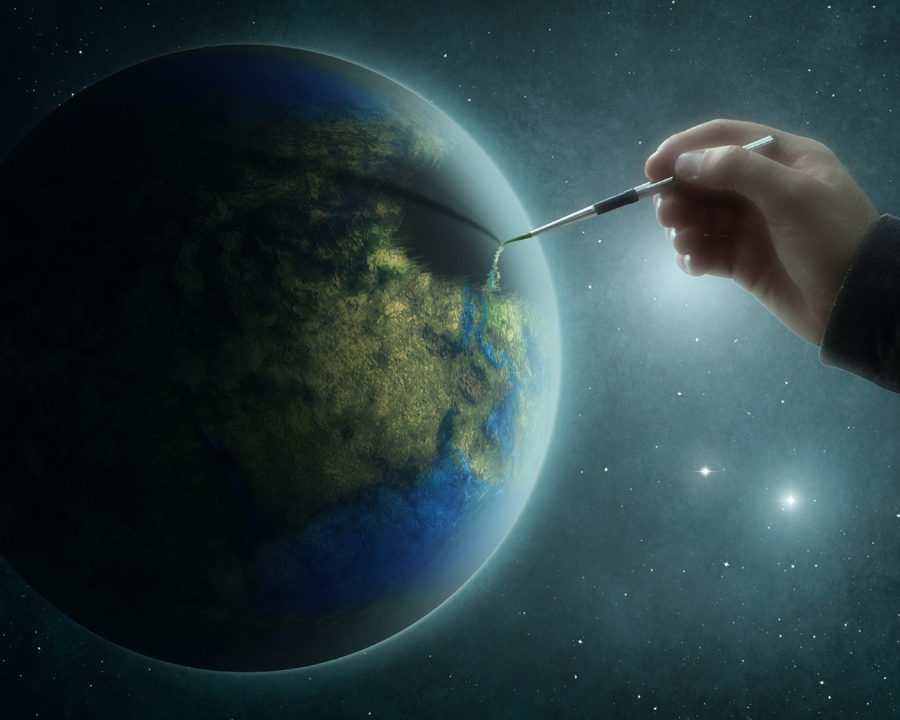 Художник Планета Кисть