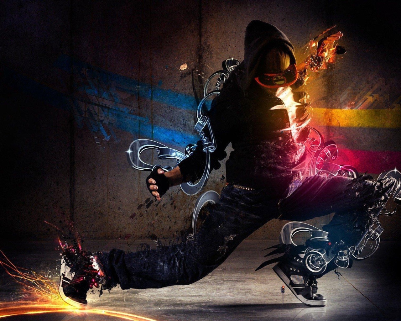 Энергия идущая от танца