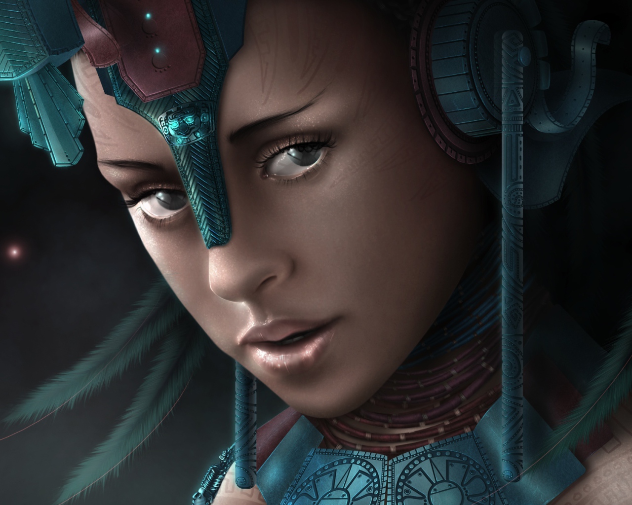 Девушка племени Майя