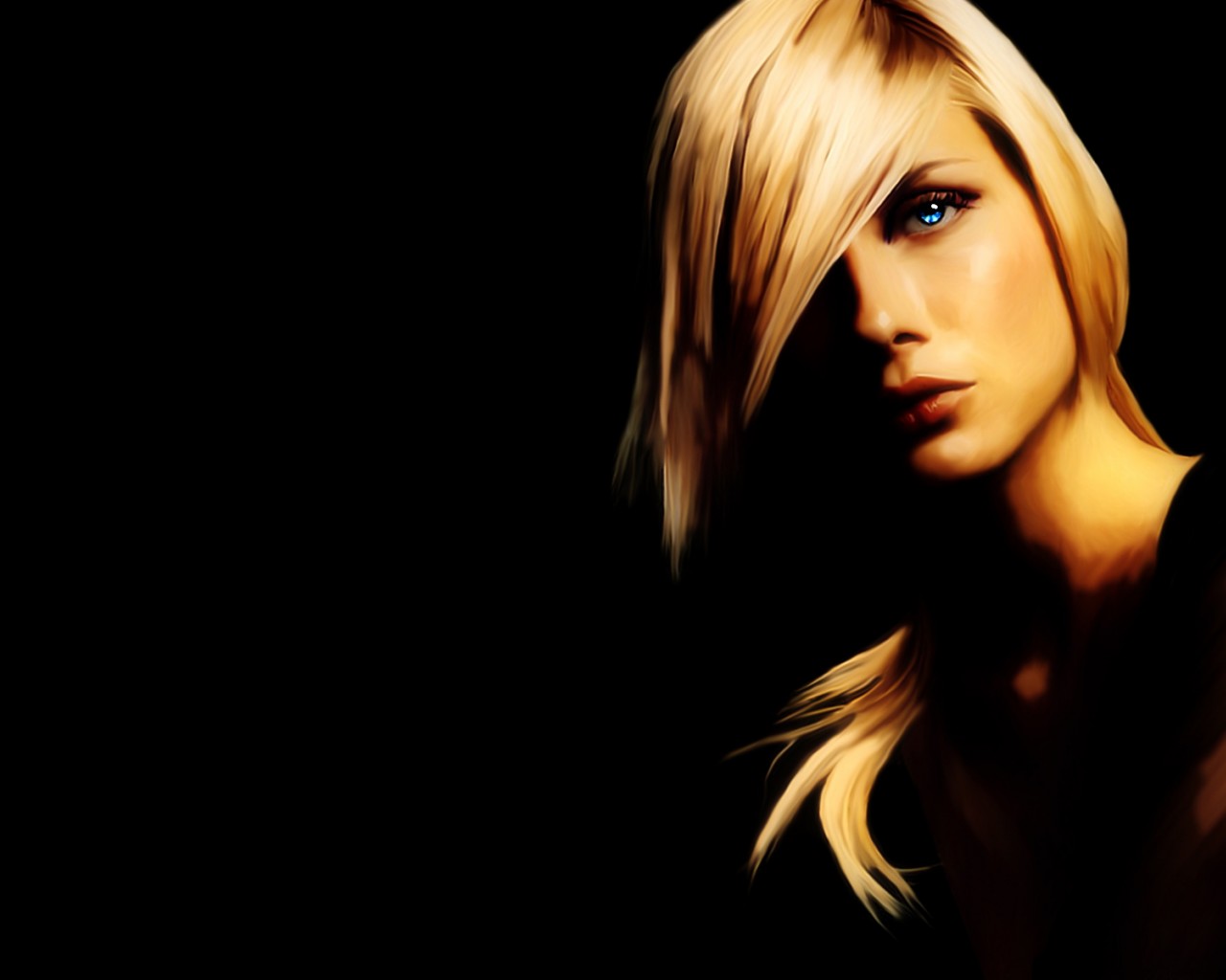 Девушка с голубыми глазами