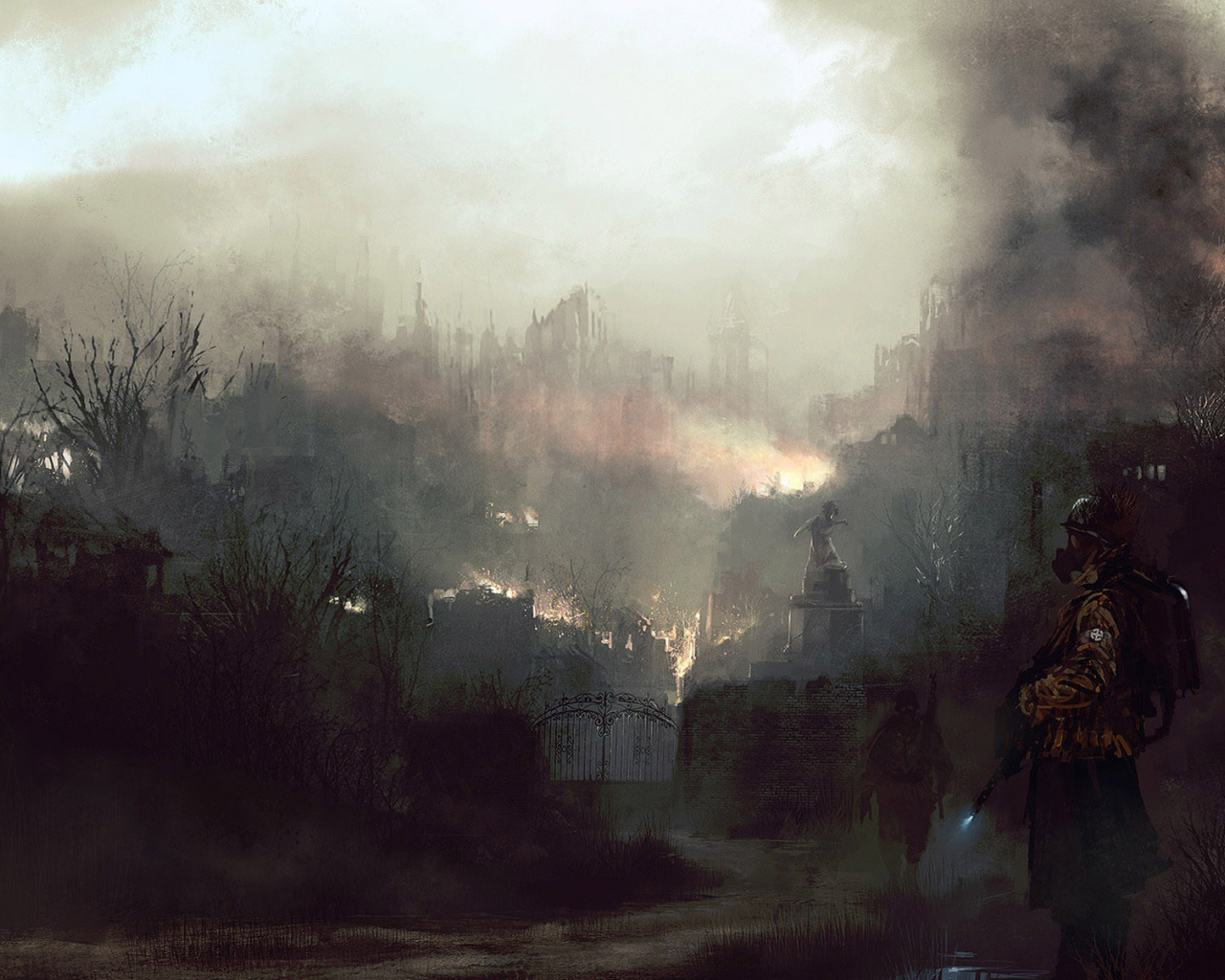 Разрушенный город