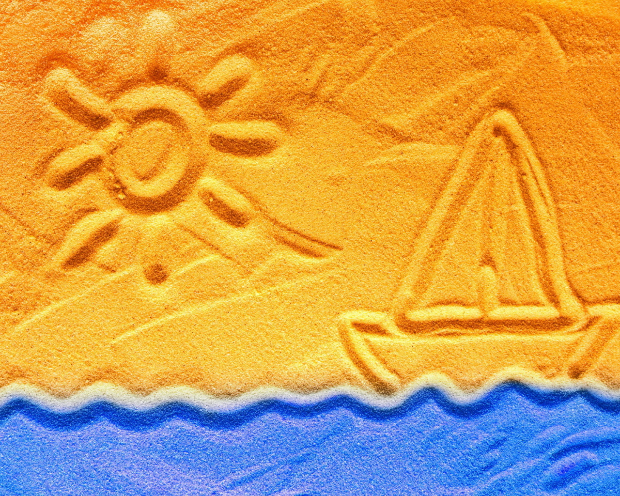 Песок и море