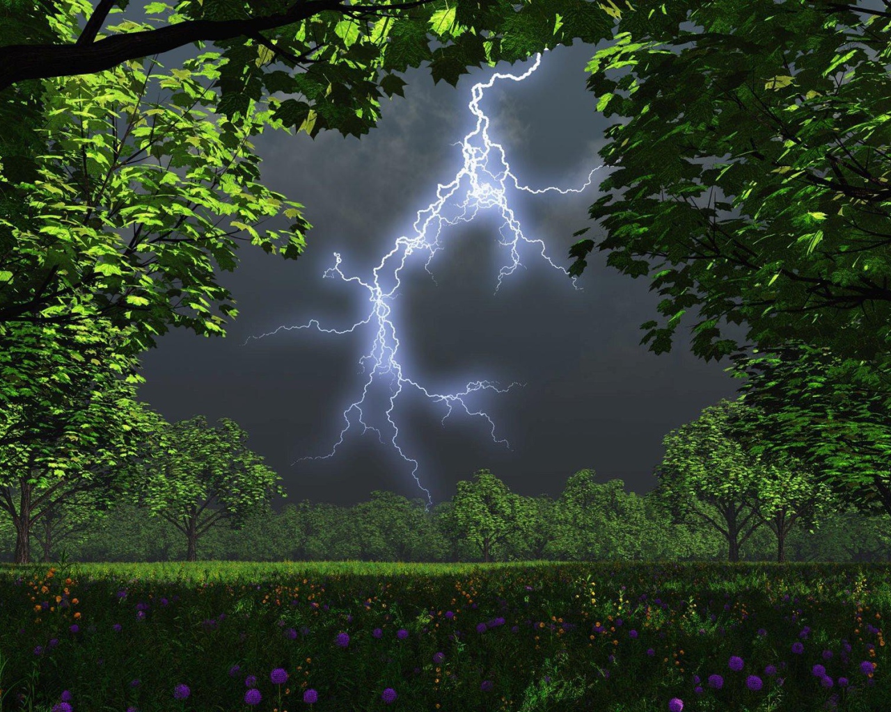 Гроза гром и молния