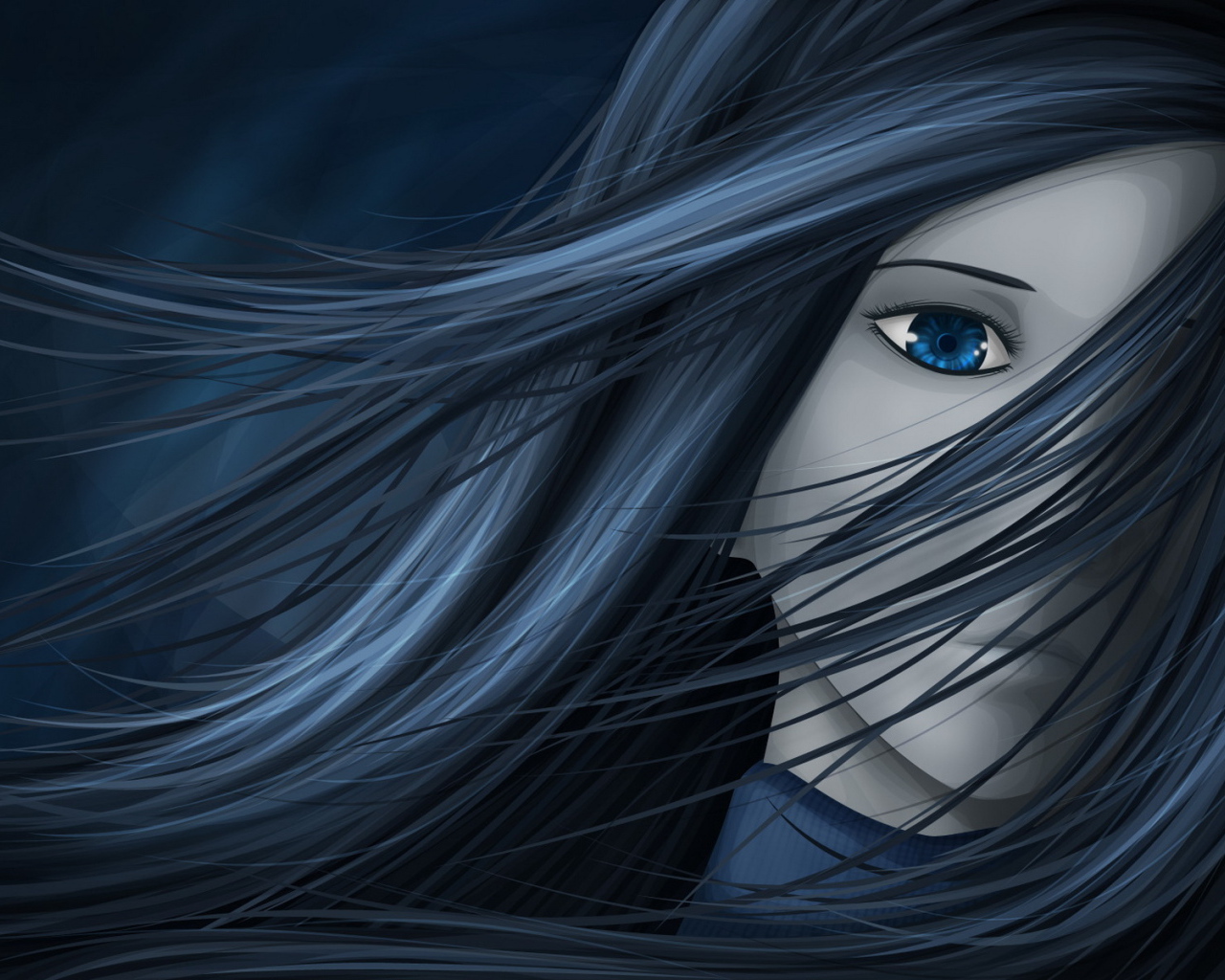 Голубоглазая девица