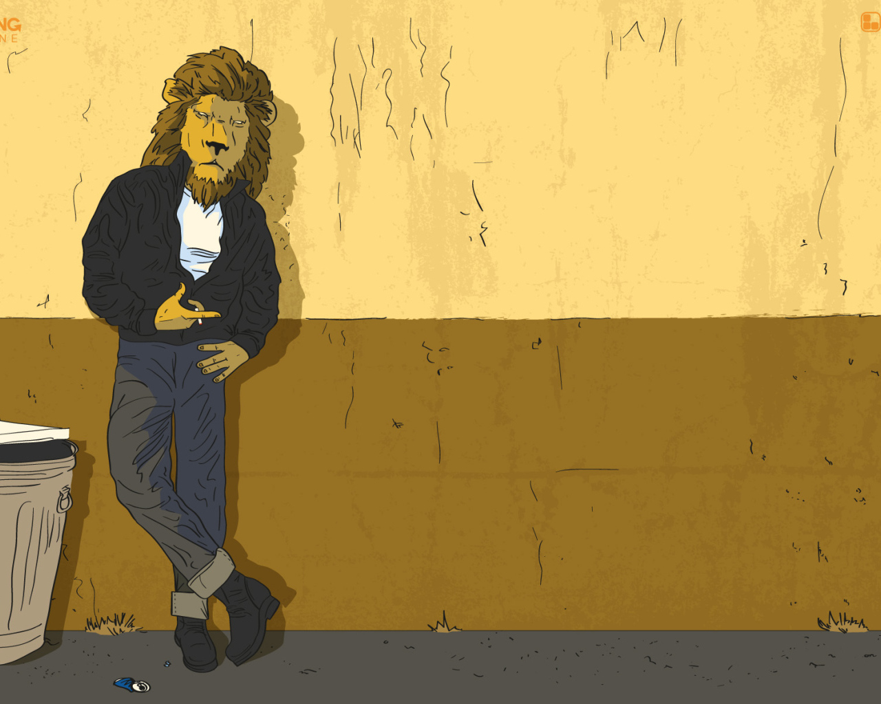 Городской лев