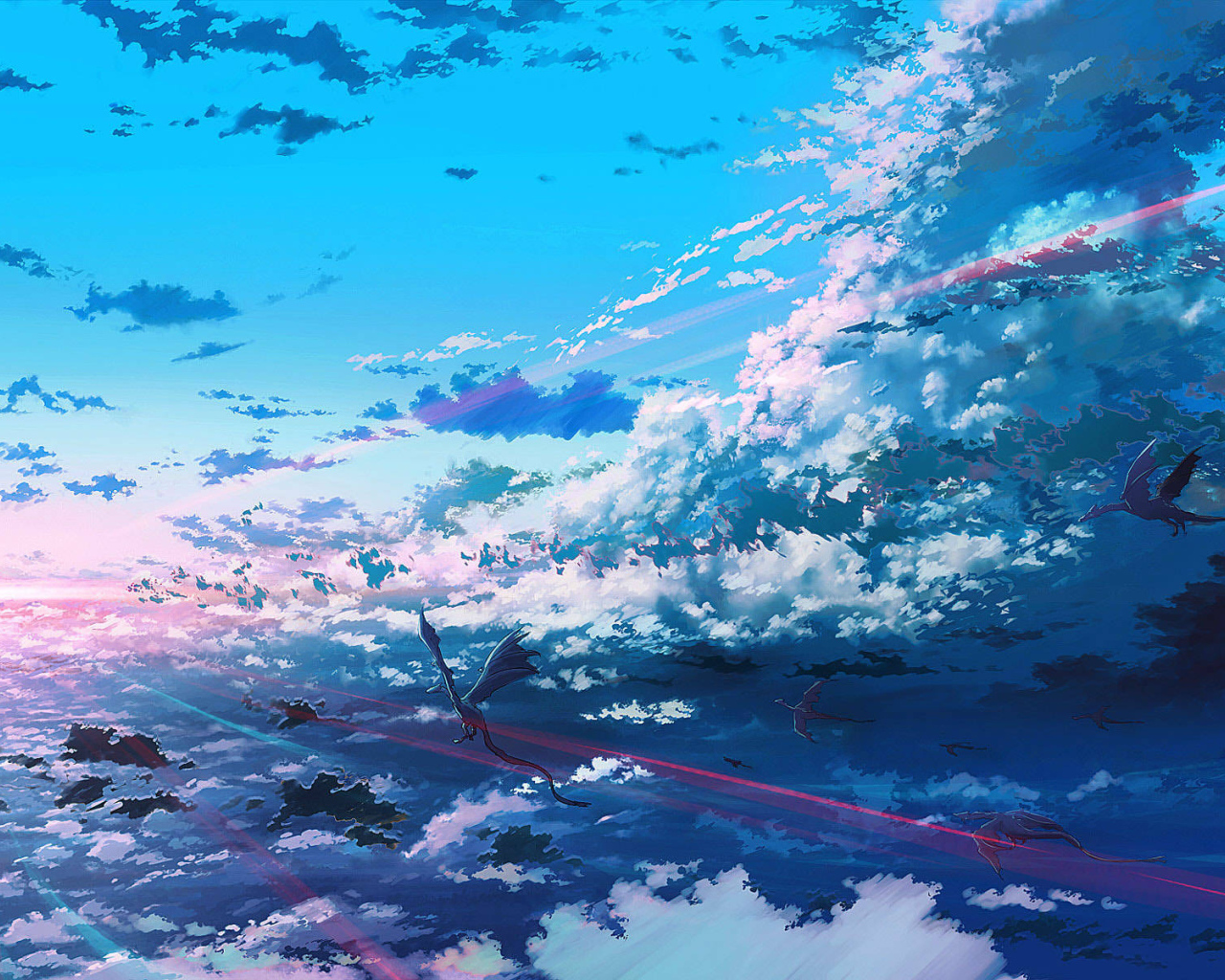 Драконы в облаках