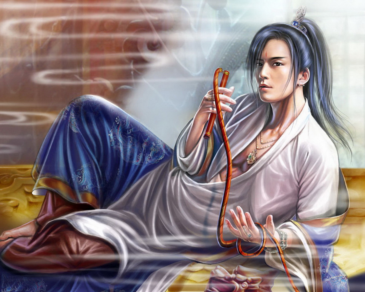 Раскуривая кальян