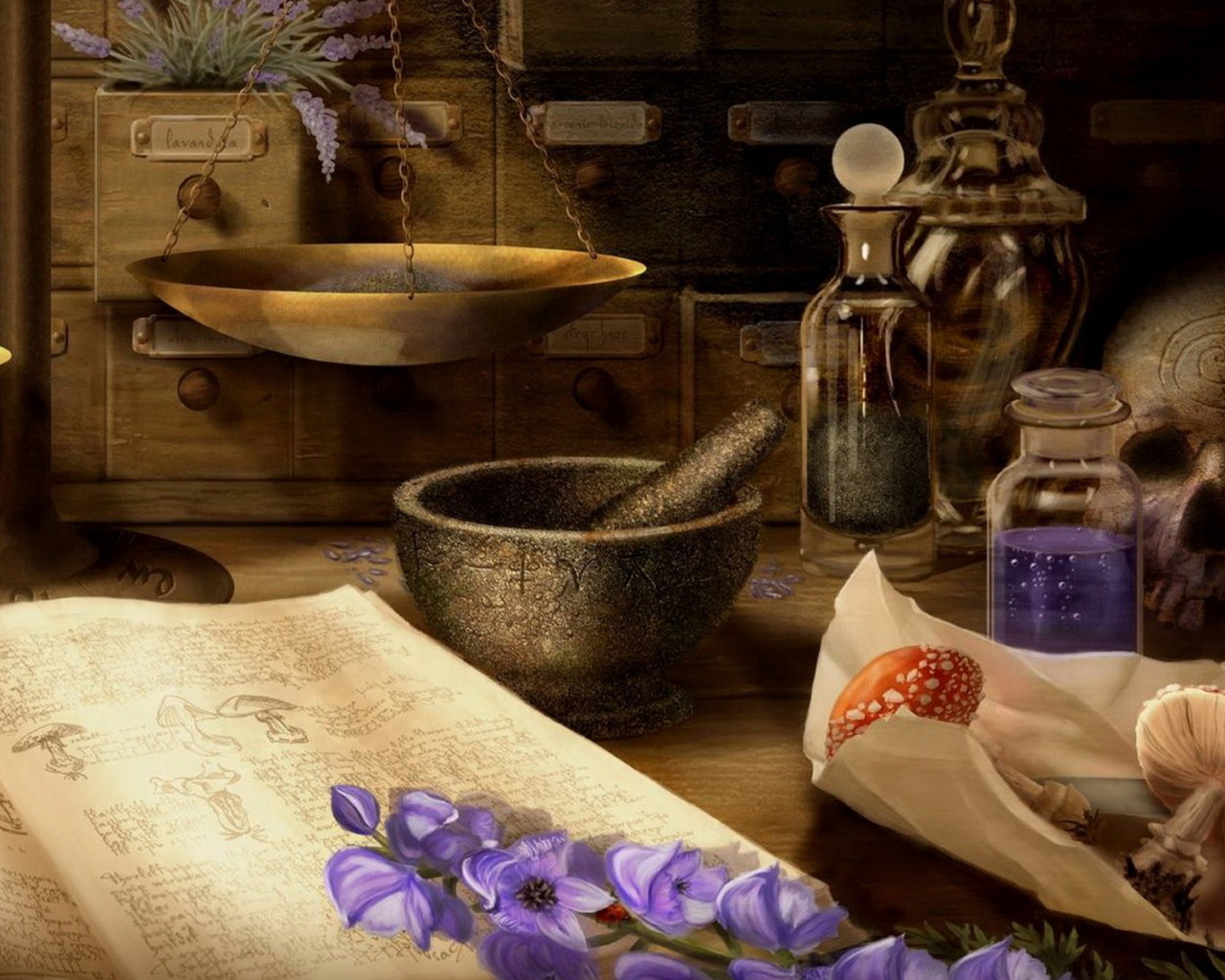 Приготовление снадобья