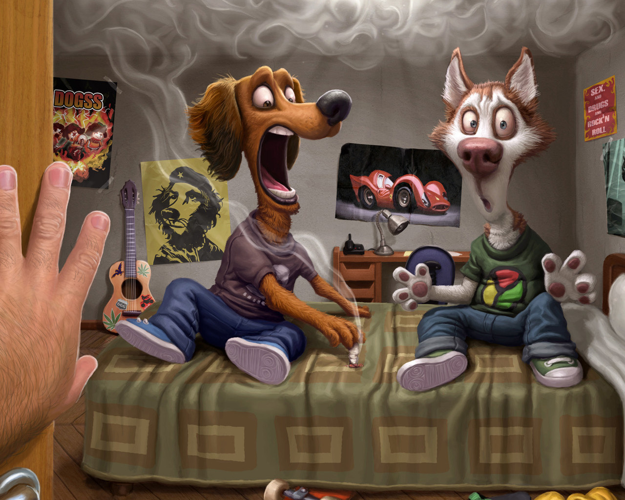 Обкуренные собаки