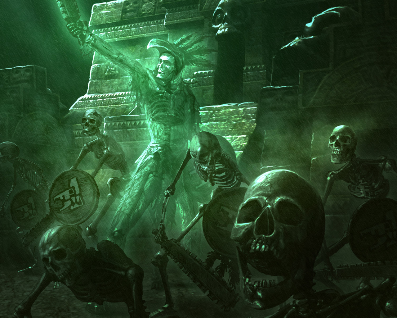 Ацтеки Black and White 2